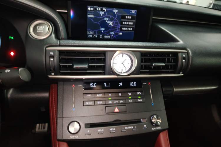Used Lexus RC 2016 200t F SPORT Edition Audio And AC Panel