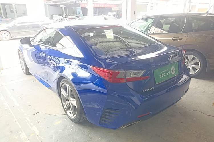 Used Lexus RC 2016 200t F SPORT Edition Rear Left 45 Deg