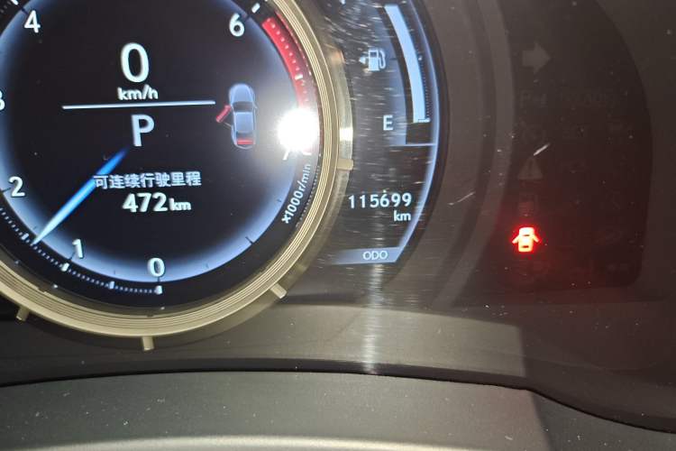 Used Lexus RC 2016 200t F SPORT Edition Odometer Close Up