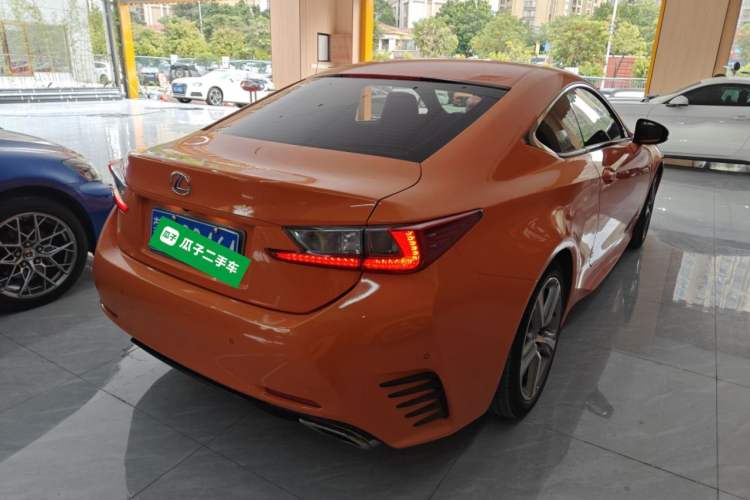Used Lexus RC 2016 200t F SPORT Edition Rear Right 45 Deg
