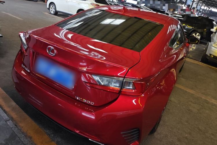 Used Lexus RC 2018 RC 300 F SPORT Edition Rear Right 45 Deg