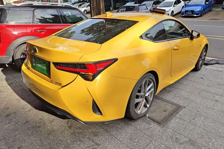 Used Lexus RC 2019 RC 300 F SPORT Edition Rear Right 45 Deg