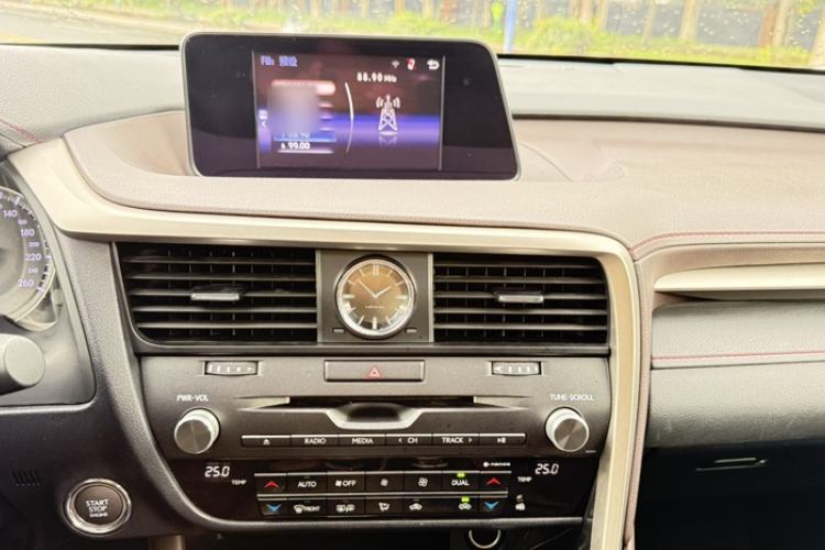 Used Lexus RX 2016 300 Two-Wheel Drive Comfort Edition China VI Standard Audio And AC Panel