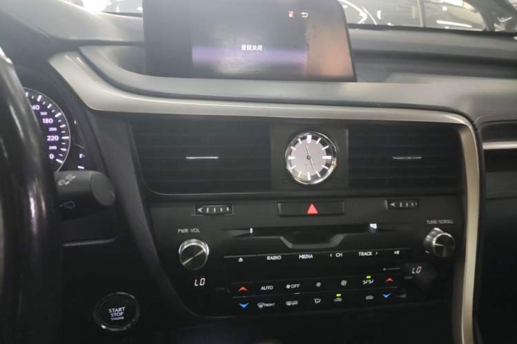 Used Lexus RX 2016 300 Two-Wheel Drive Elite Version China V Standard Audio And AC Panel