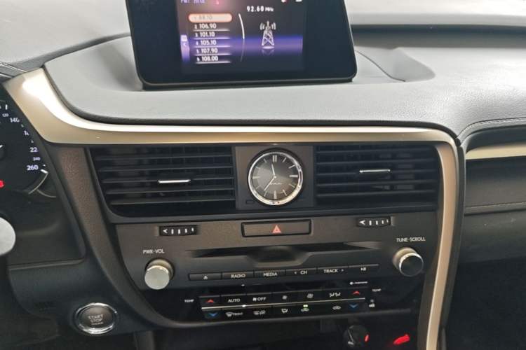 Used Lexus RX 2016 300 Two-Wheel Drive Elite Version China V Standard Audio And AC Panel