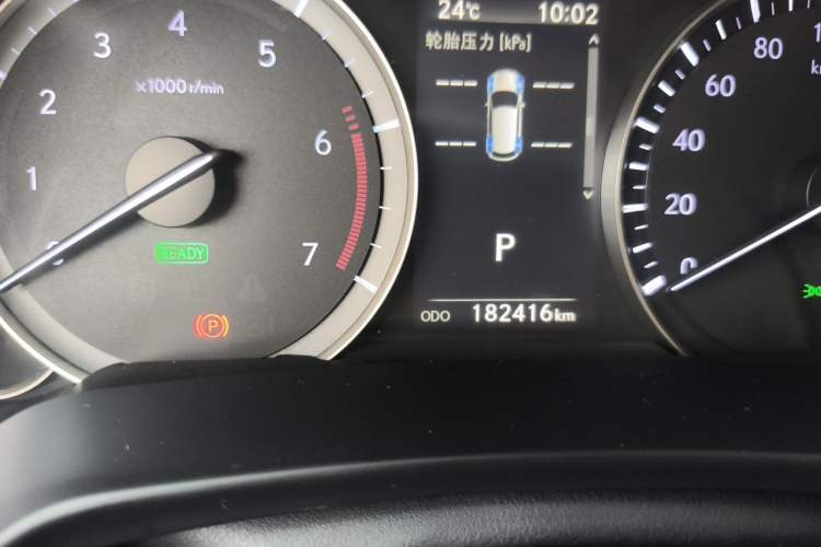 Used Lexus RX 2016 450h Four-Wheel Drive Luxury Edition Odometer Close Up