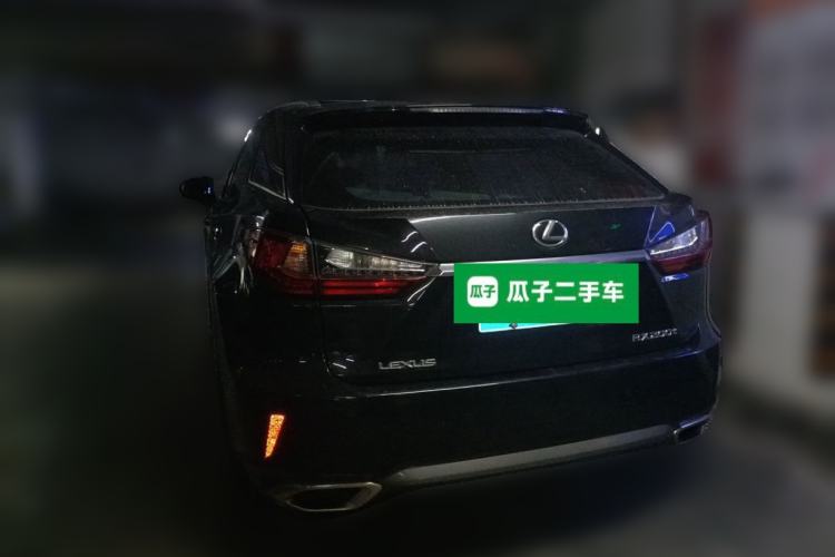 Used Lexus RX 2016 300 Two-Wheel Drive Elite Version China V Standard Rear Left 45 Deg