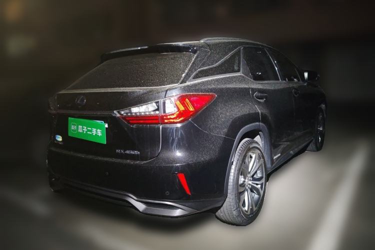 Used Lexus RX 2016 450h Four-Wheel Drive Elegant Edition Rear Right 45 Deg