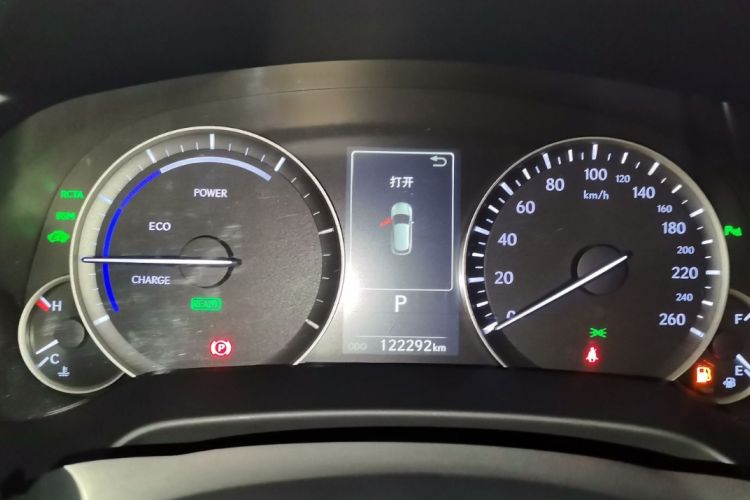 Used Lexus RX 2016 450h Four-Wheel Drive Luxury Edition Odometer Close Up
