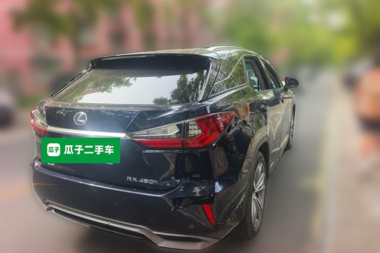 Used Lexus RX 2016 450h Four-Wheel Drive Luxury Edition Rear Right 45 Deg