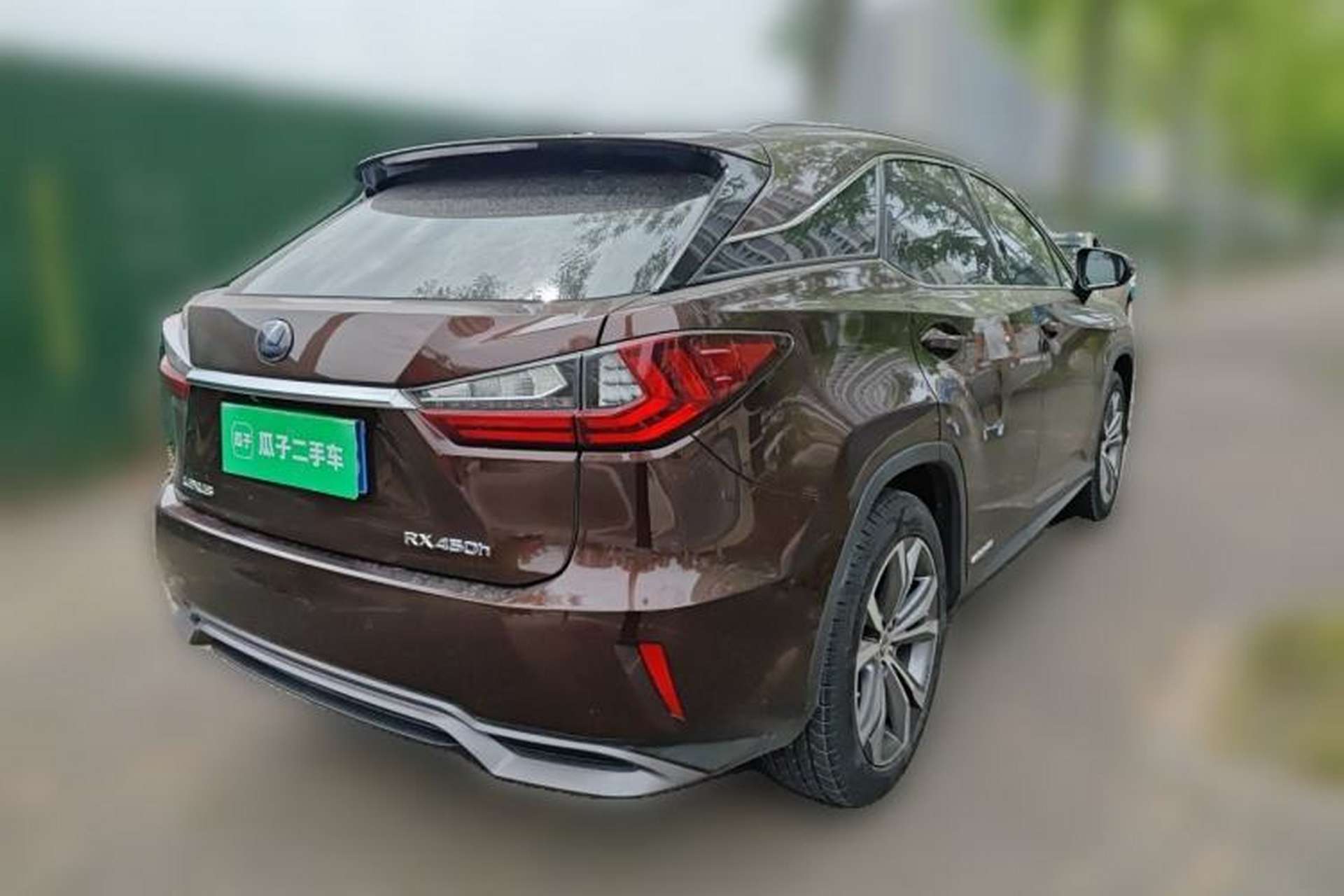 Used Lexus RX 2016 450h Four-Wheel Drive Luxury Edition Rear Right 45 Deg