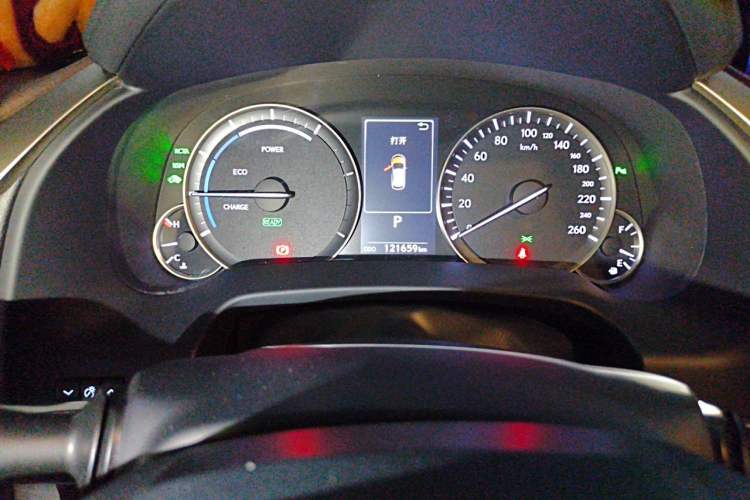 Used Lexus RX 2016 450h Four-Wheel Drive Elegant Edition Odometer Close Up