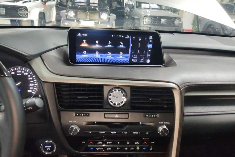 Used Lexus RX 2016 450h Four-Wheel Drive Luxury Edition Audio And AC Panel