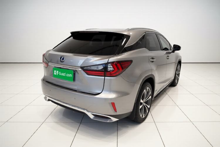 Used Lexus RX 2016 450h Four-Wheel Drive Luxury Edition Rear Right 45 Deg