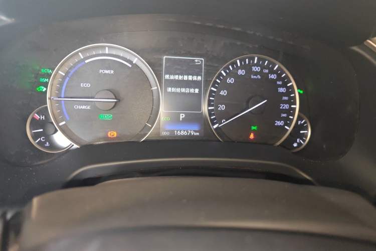 Used Lexus RX 2016 450h Four-Wheel Drive Luxury Edition Odometer Close Up