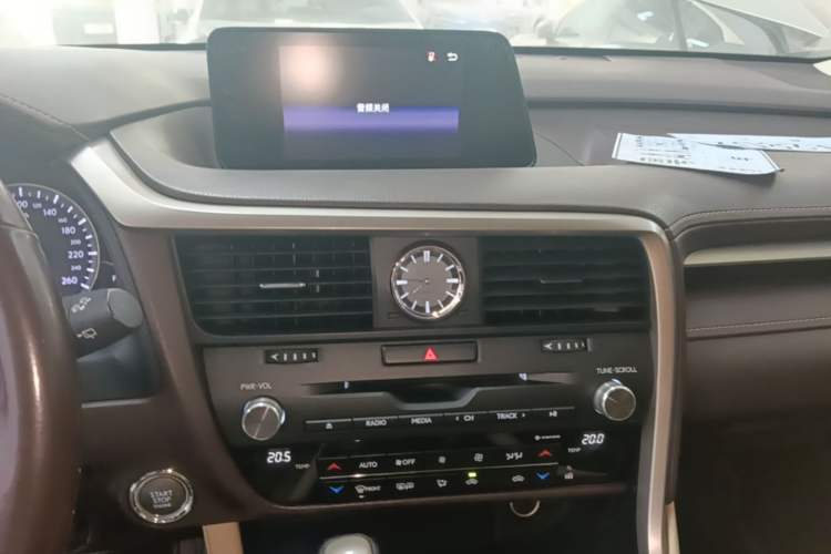 Used Lexus RX 2016 300 Two-Wheel Drive Elite Version China V Standard Audio And AC Panel
