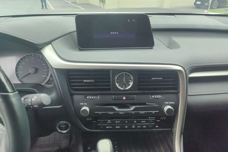 Used Lexus RX 2016 450h Four-Wheel Drive Luxury Edition Audio And AC Panel