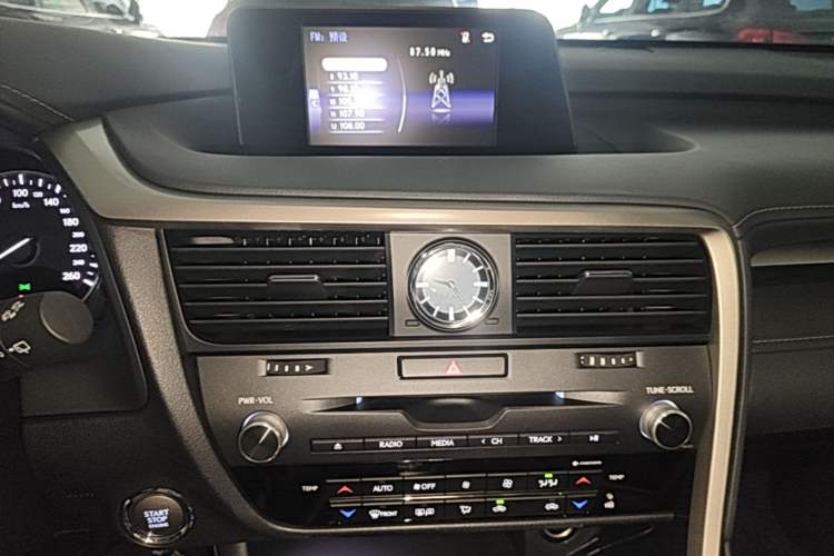 Used Lexus RX 2016 300 Two-Wheel Drive Elite Version China V Standard Audio And AC Panel