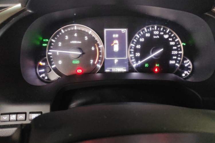 Used Lexus RX 2016 450h Four-Wheel Drive Elegant Edition Odometer Close Up