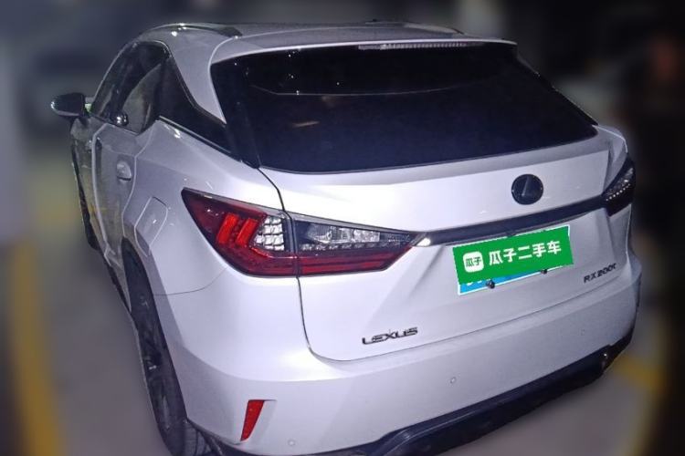 Used Lexus RX 2016 300 4x4 F SPORT Version China V Standard Rear Left 45 Deg