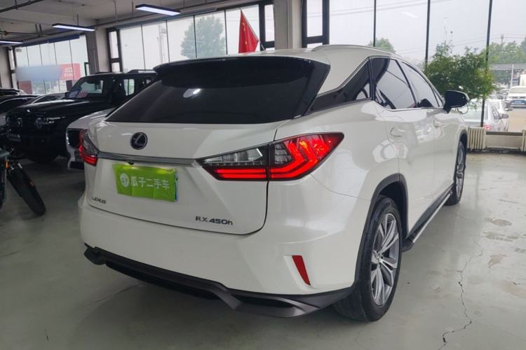 Used Lexus RX 2016 450h Four-Wheel Drive Elegant Edition Rear Right 45 Deg