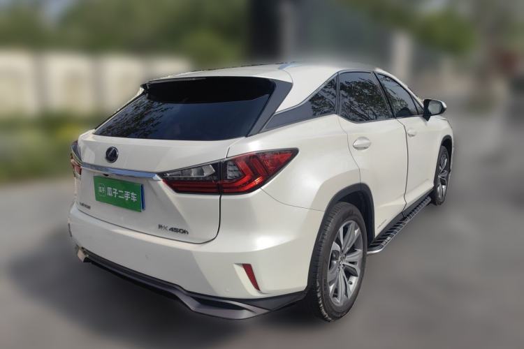 Used Lexus RX 2016 450h Four-Wheel Drive Luxury Edition Rear Right 45 Deg