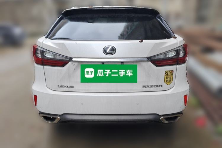 Used Lexus RX 2016 300 4x4 Elegant Edition China V-standard Rear