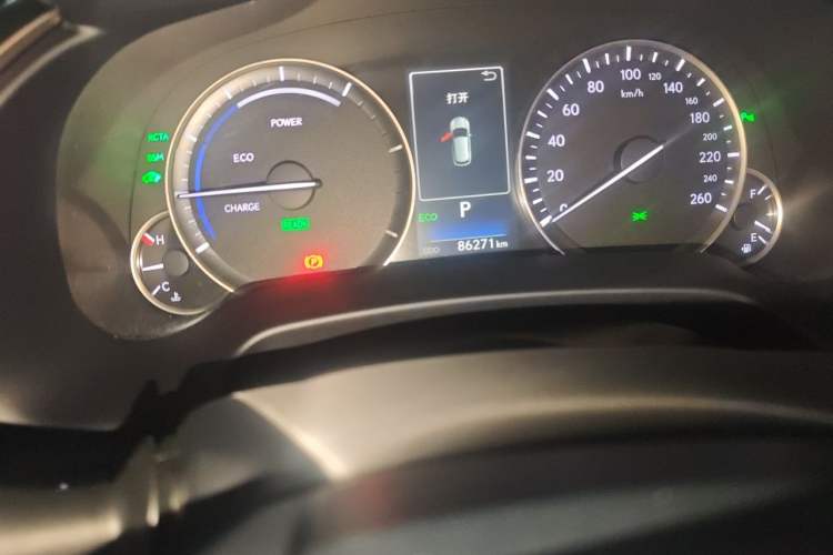 Used Lexus RX 2016 450h Four-Wheel Drive Elegant Edition Odometer Close Up