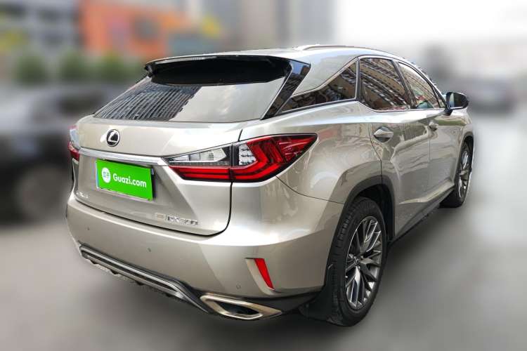 Used Lexus RX 2017 300 with Mark Levinson 4x4 F SPORT Version China V Emission Standard Rear Right 45 Deg
