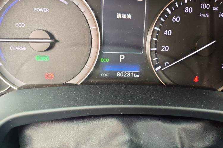 Used Lexus RX 2017 450h Mark Levinson Four-Wheel-Drive Luxury Edition Odometer Close Up