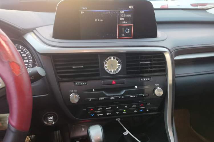 Used Lexus RX 2020 Facelifted 300 4x4 Elegant Edition Audio And AC Panel