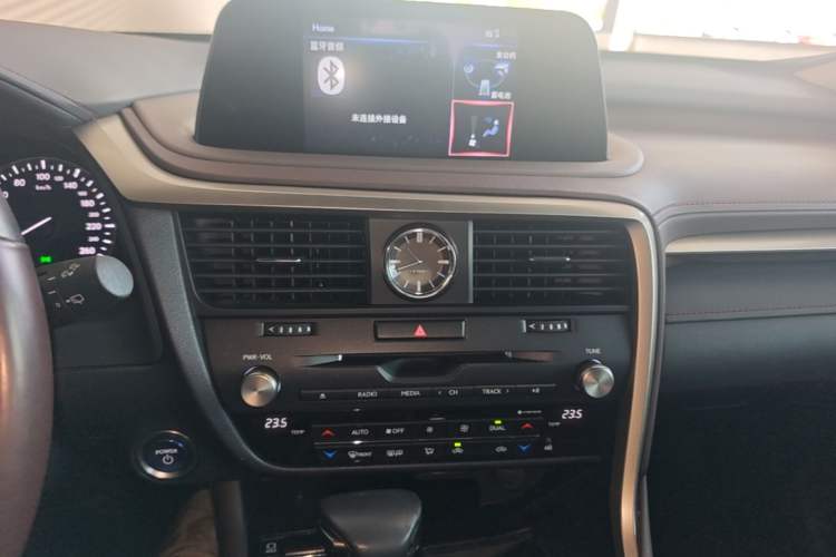 Used Lexus RX 2020 450h Four-Wheel Drive Elegant Edition China V Standard Audio And AC Panel
