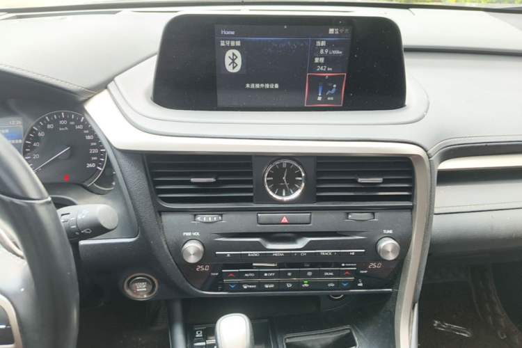 Used Lexus RX 2020 Revised Version 300 Two-Wheel Drive Elite Edition Audio And AC Panel