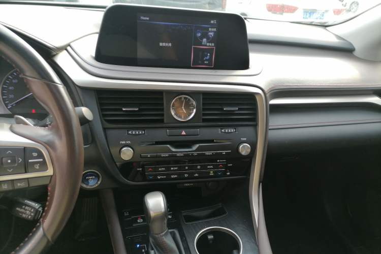 Used Lexus RX 2020 450h Four-Wheel Drive Elegant Edition China VI Standard Audio And AC Panel