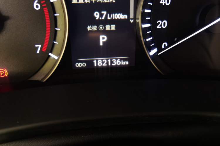 Used Lexus RX 2020 300 4x4 Elegant Edition China VI Odometer Close Up