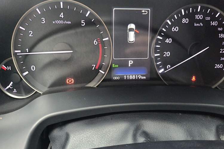 Used Lexus RX 2020 300 4x4 Elegant Edition China VI Odometer Close Up