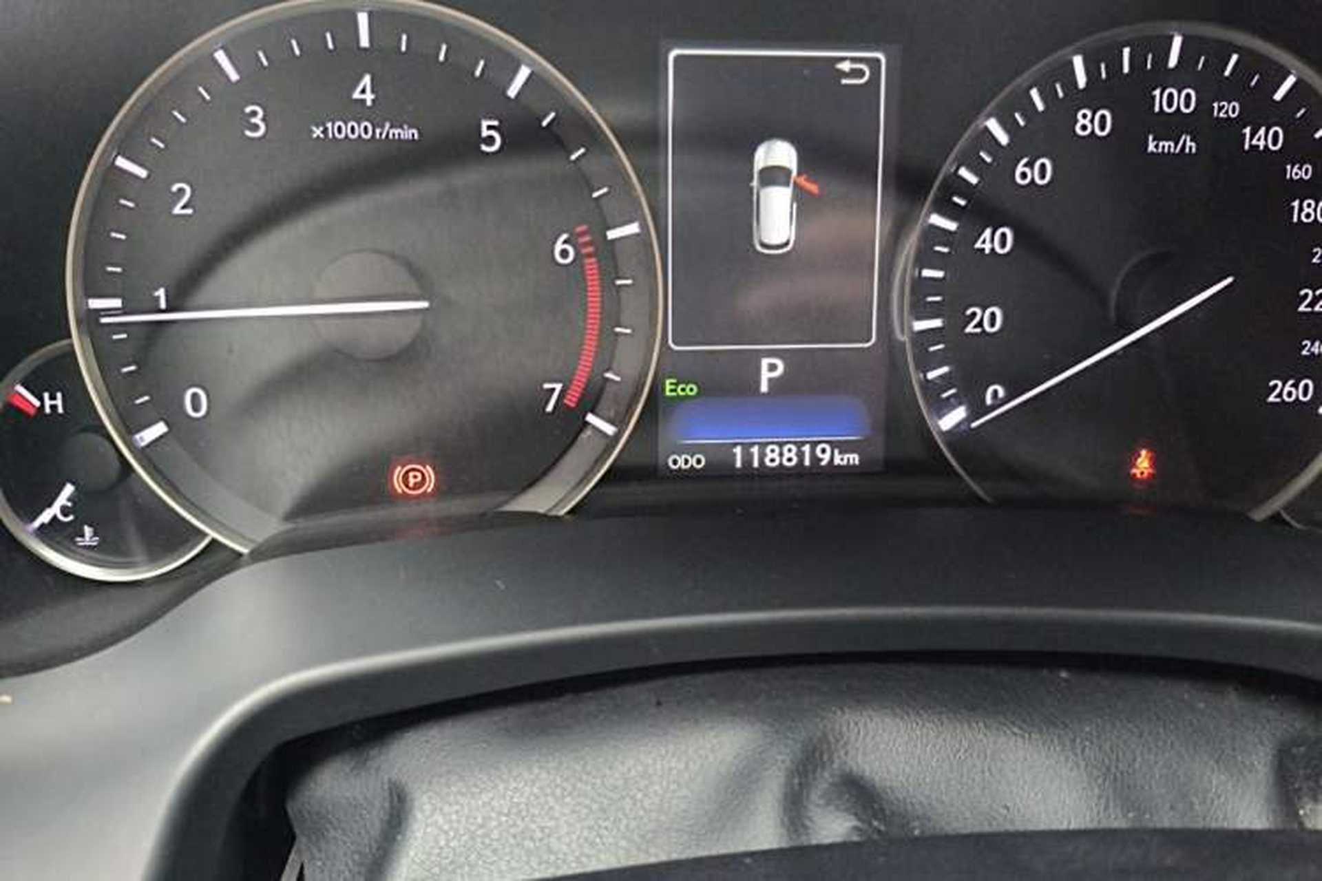 Used Lexus RX 2020 300 4x4 Elegant Edition China VI Odometer Close Up