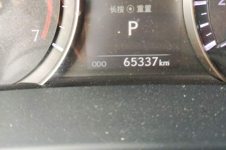 Used Lexus RX 2020 Revised Version 300 Two-Wheel Drive Elite Edition Odometer Close Up