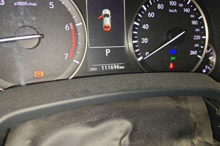 Used Lexus RX 2020 Facelifted 300 4x4 Elegant Edition Odometer Close Up