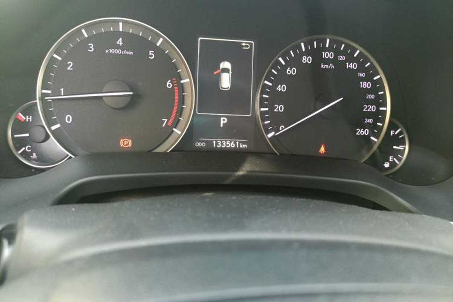 Used Lexus RX 2020 300 4x4 Elegant Edition China VI Odometer Close Up