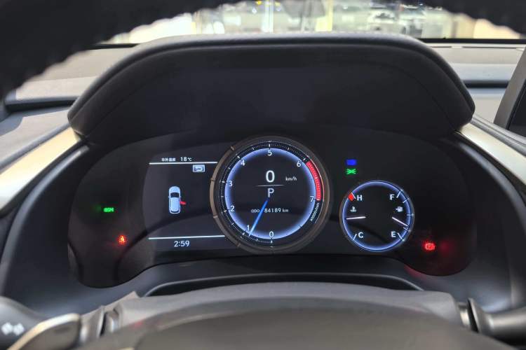 Used Lexus RX 2020 Revised Version 300 Four-Wheel Drive F SPORT Odometer Close Up
