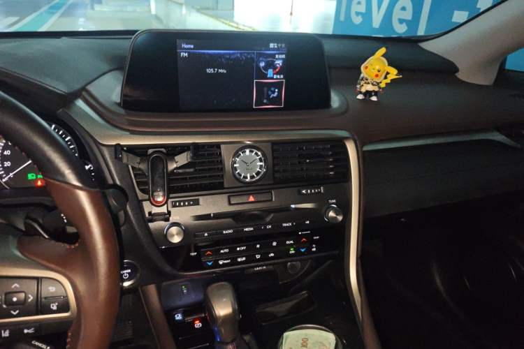Used Lexus RX 2020 Revised Version 450h Four-Wheel Drive Elegant Edition Audio And AC Panel