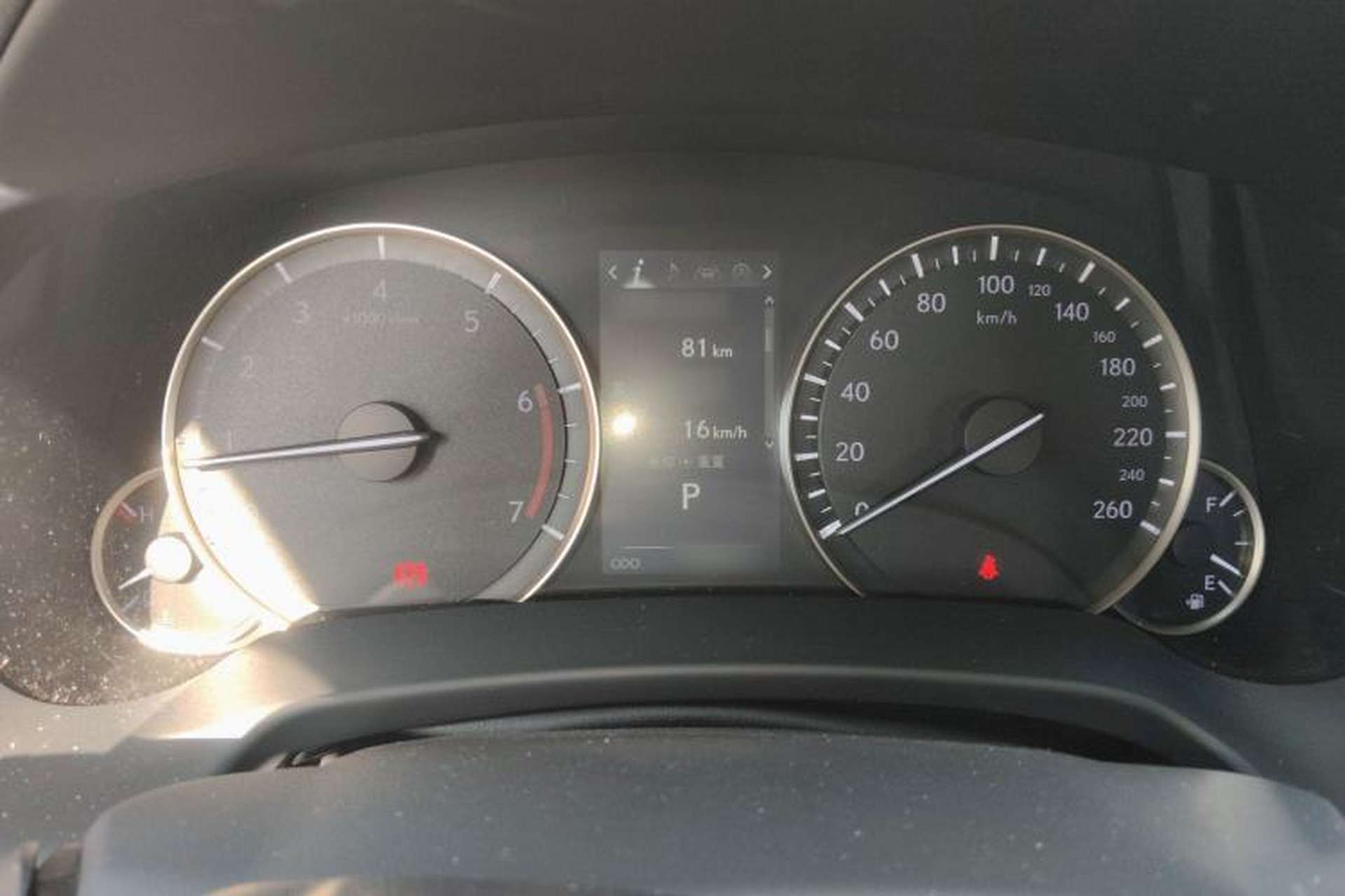 Used Lexus RX 2020 300 Two-Wheel Drive Elite Version China V Standard Instrument Cluster