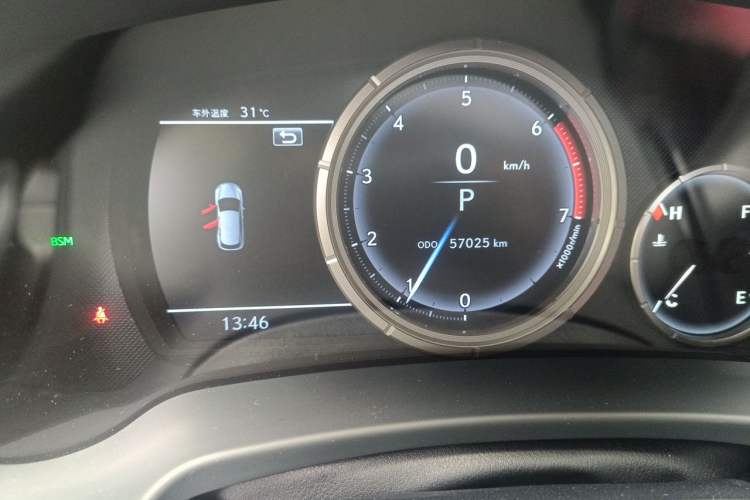 Used Lexus RX 2020 Revised Version 300 Four-Wheel Drive F SPORT Odometer Close Up