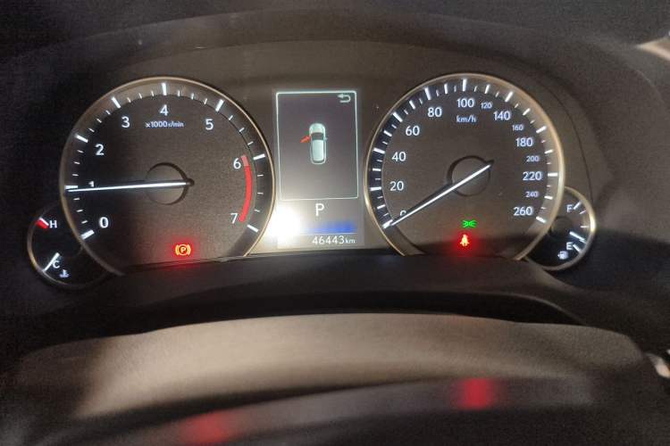 Used Lexus RX 2020 Revised Version 300 Two-Wheel Drive Elite Edition Odometer Close Up