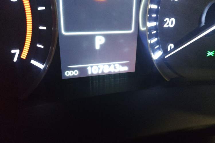 Used Lexus RX 2020 300 4x4 Elegant Edition China VI Odometer Close Up