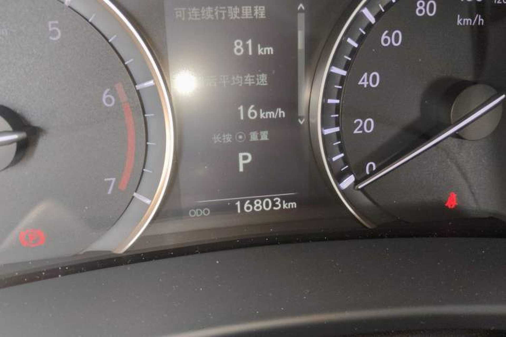 Used Lexus RX 2020 300 Two-Wheel Drive Elite Version China V Standard Odometer Close Up