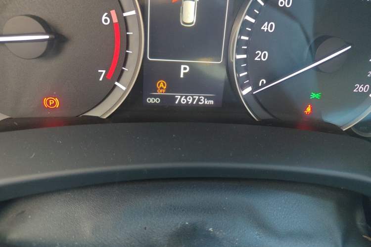 Used Lexus RX 2020 Revised Version 300 Two-Wheel Drive Elite Edition Odometer Close Up