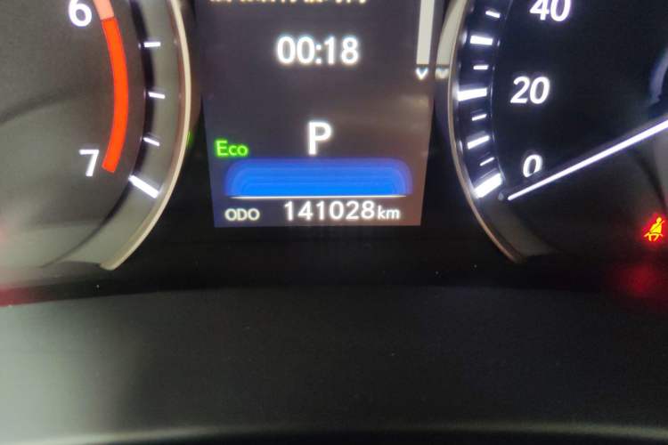 Used Lexus RX 2020 Revised Version 300 Two-Wheel Drive Elite Edition Odometer Close Up