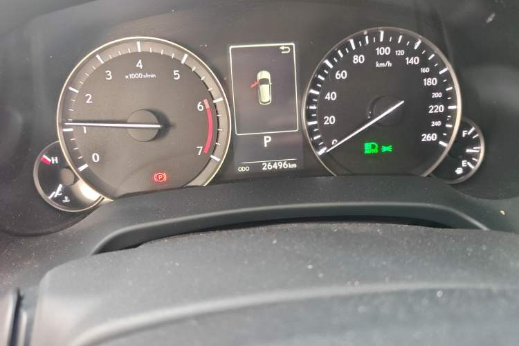 Used Lexus RX 2020 Facelifted 300 4x4 Elegant Edition Odometer Close Up